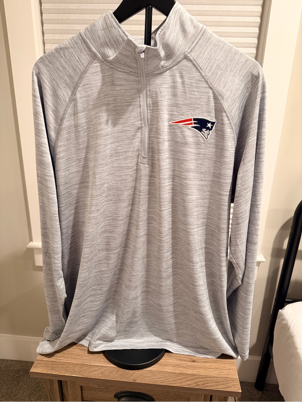 Charles River Apparel Heathered Light Gray Pullover